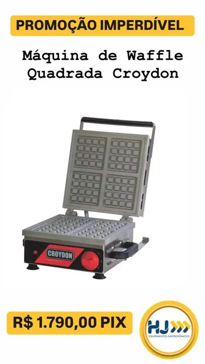 MB Máquina de Waffle quadrada Croydon 