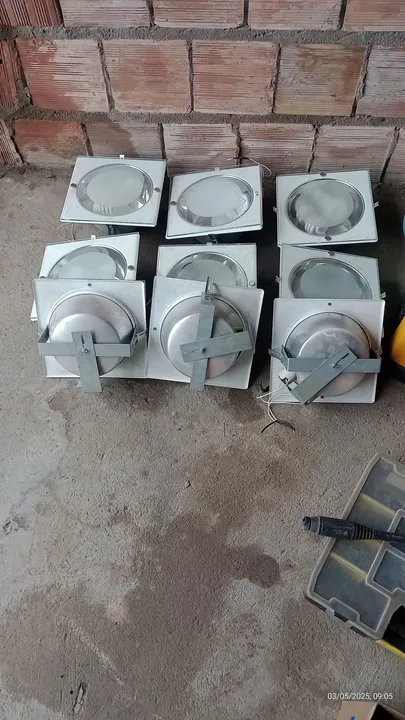 Kit de 9 luminárias para sua Casa com soquete E27