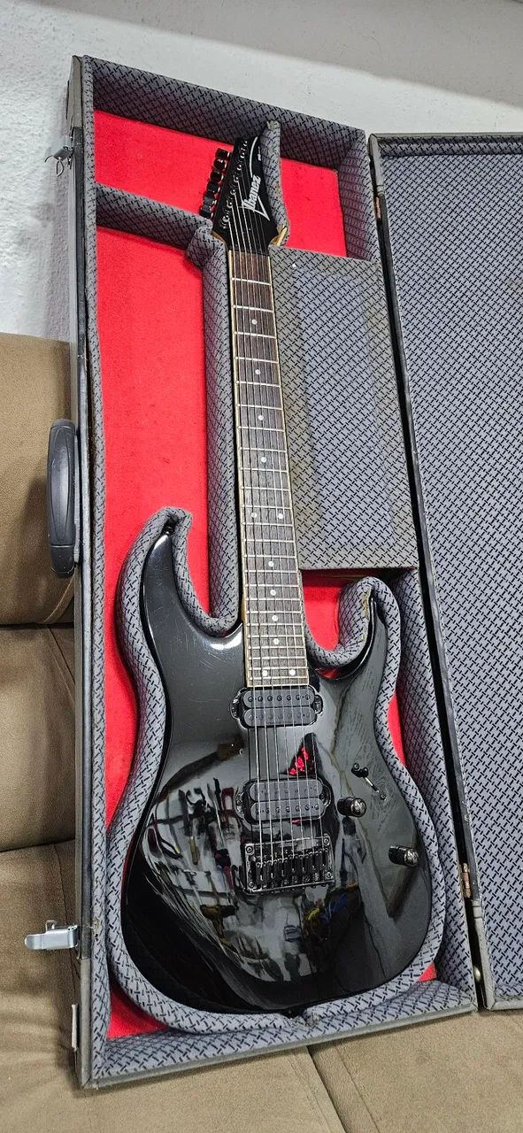 Guitarra 7 cordas Ibanez rg 7321 seymour duncan pegasus/sentient  