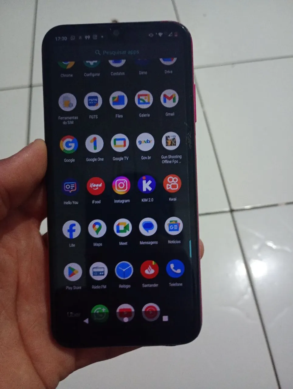 Em bo estado só precisando bota o botão de ligar poren liga pela digital