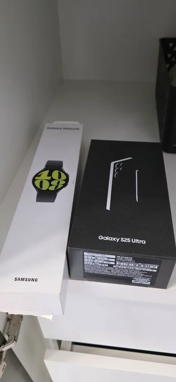 Troco S25 ultra + galaxy watch 6 por iPhone 16 pro Max + apple watch