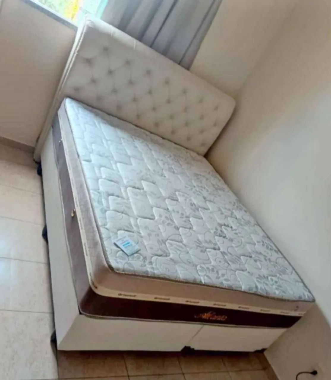 Cama Box Casal com Cabeceira