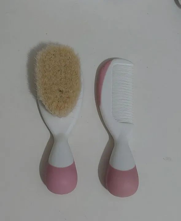 Kit escova e pente para bebê - novo