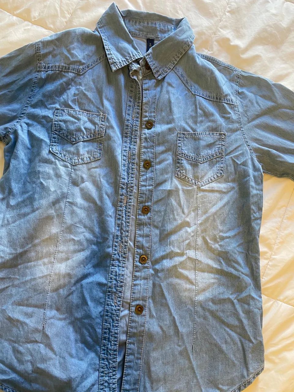 Camisa jeans kids P