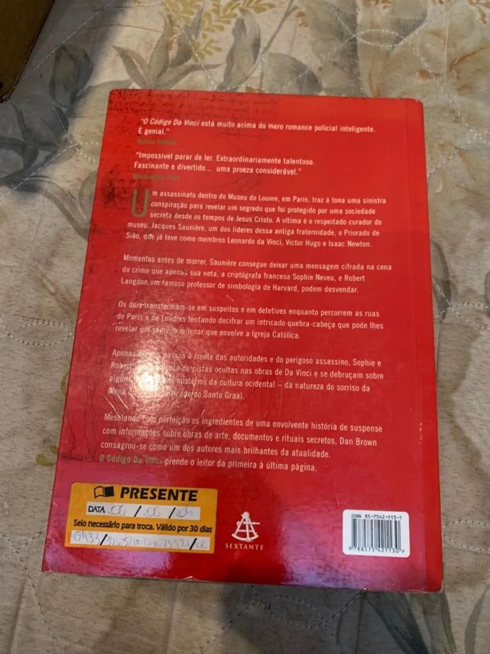 livro dan brown o código da vinci - Foto 2
