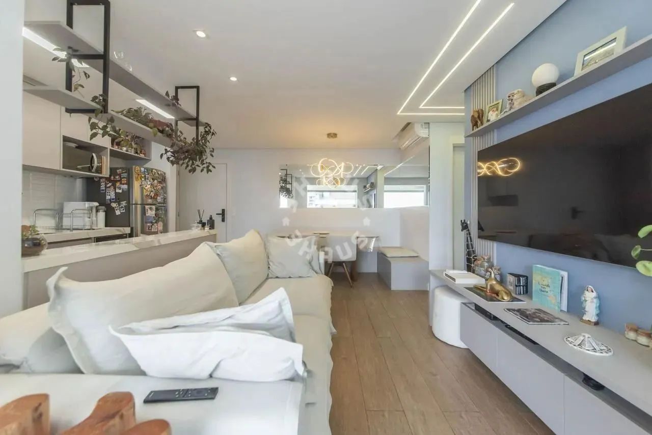 Apartamento mobiliado no Brooklin de 65m², 2 dormitórios (sendo 1 suíte), varanda gourmet. - Foto 3