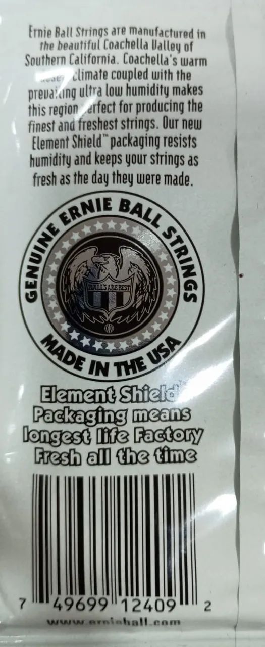 Corda Ernie Ball Ernesto Palla Black And Gold Ball-End para Violão Classico - Foto 3