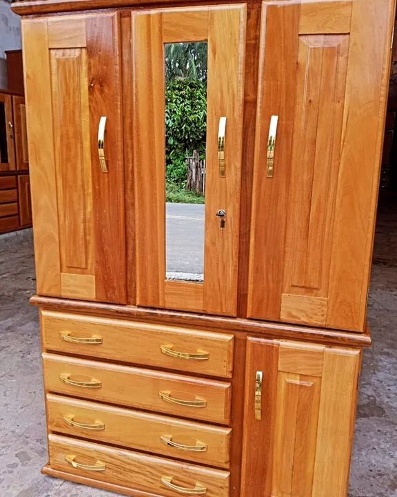 Guarda - roupa solteiro madeira maciça - novo - Foto 3