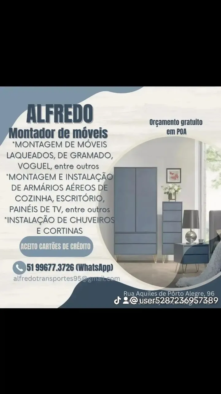 Montador de móveis Alfredo 