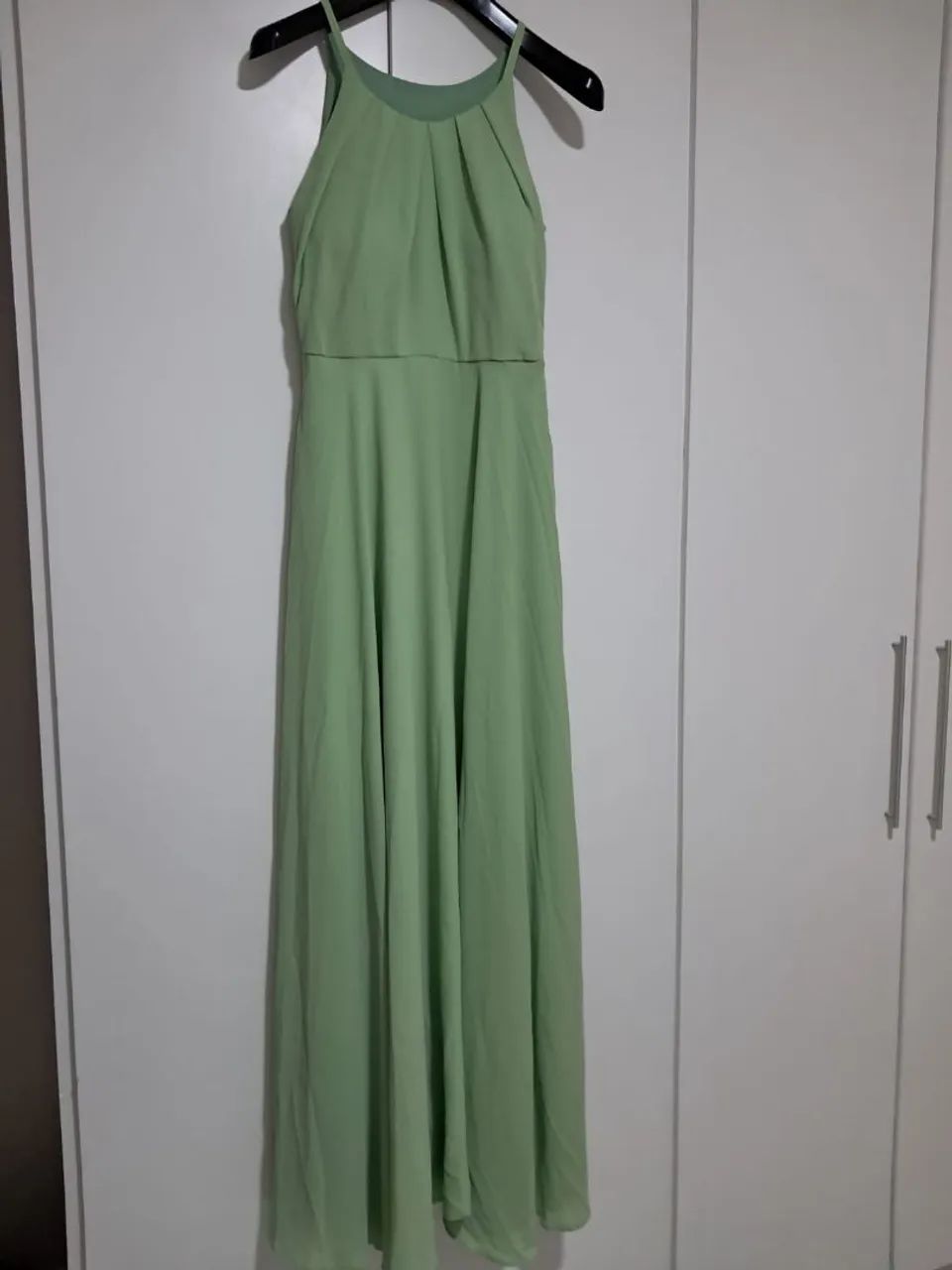 Vestido Longo Verde Claro - Elegância e Conforto - Foto 4