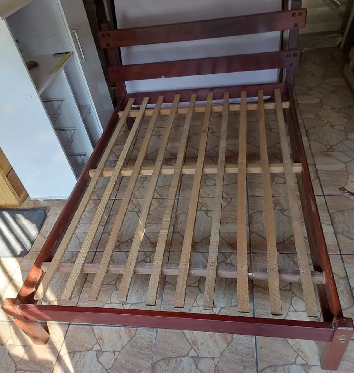 Cama de Casal Madeira Maciça 395,00 Entregamos e montamos Sorocaba e Votorantim sem taxa 