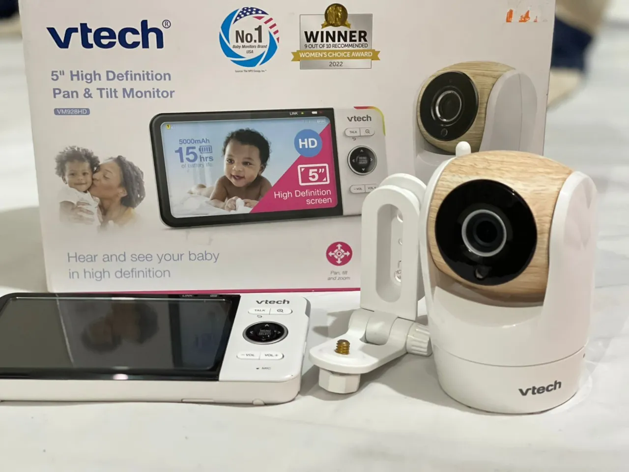 Monitor de Bebê Vtech com Câmera Pan & Tilt HD