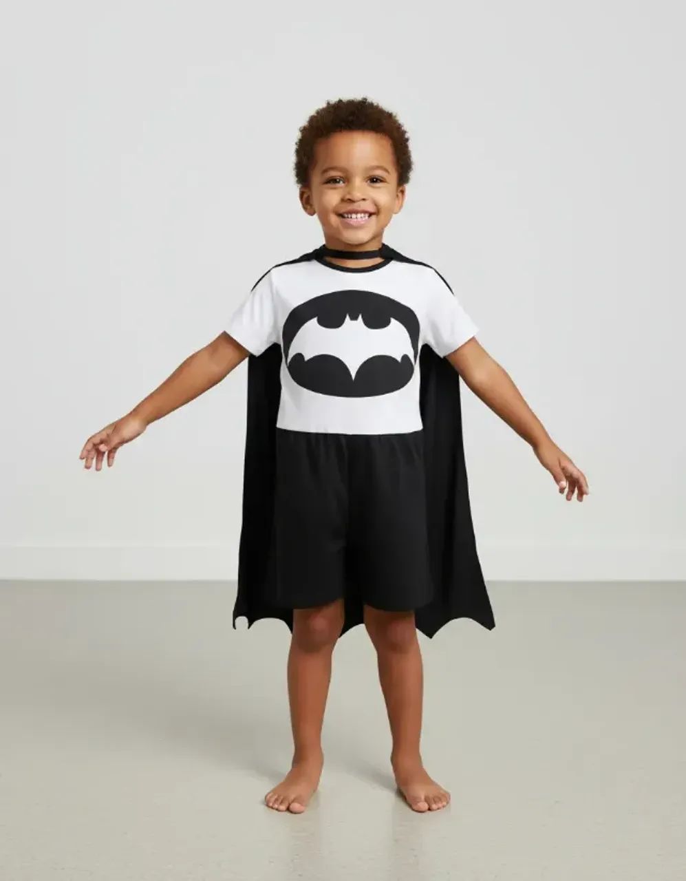 fantasia infantil do batman com capa - Foto 2