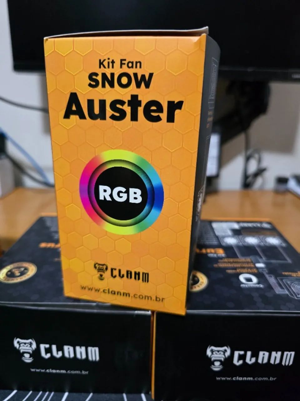 Kit 3 Cooler Fans RGB Snow Auster Branco - Foto 2
