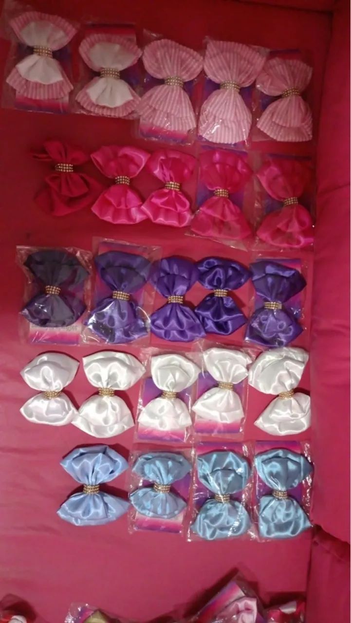 Laços de Cabelo com Detalhes em Strass - Foto 2
