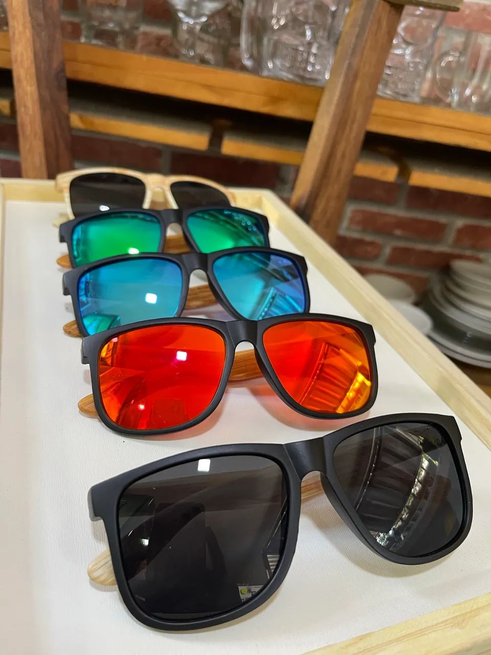 Óculos de sol - Linha madeirado - Foto 3