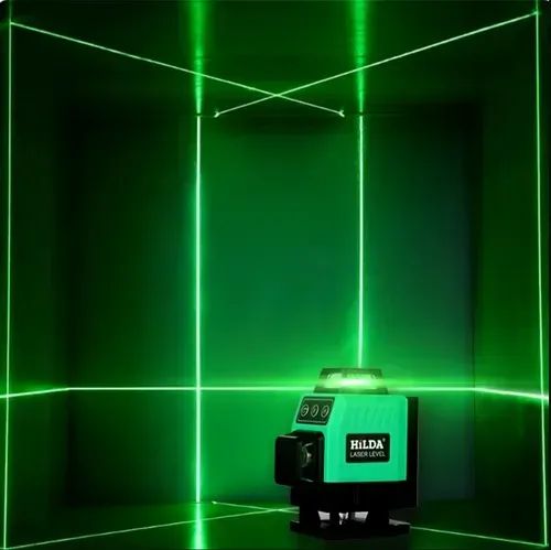 Nível a Laser Hilda - 16 Linhas, 4D, 360 Graus, Horizontal / Vertical, Auto-Nivelante - Foto 4