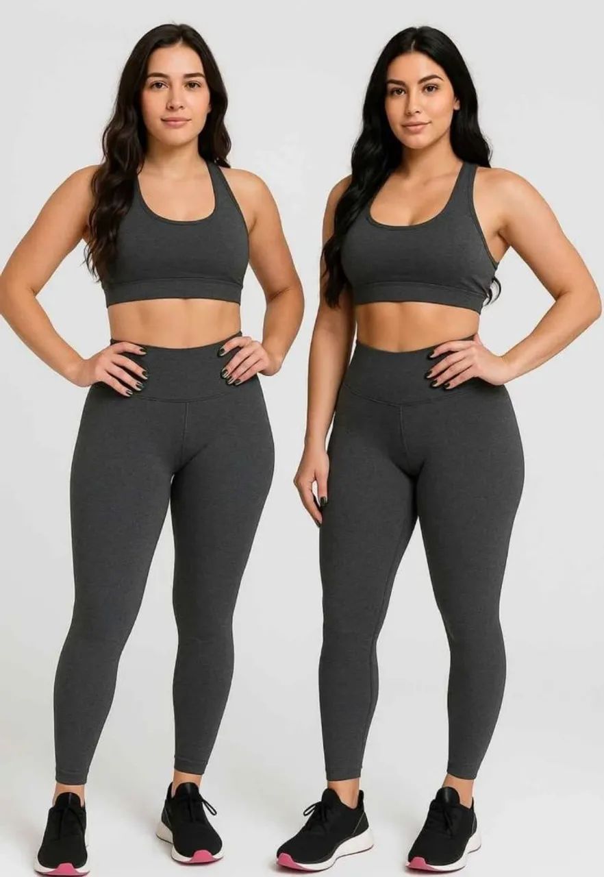 Calça Legging Mesclada R$ 30 + Lindo Brinde - Foto 2