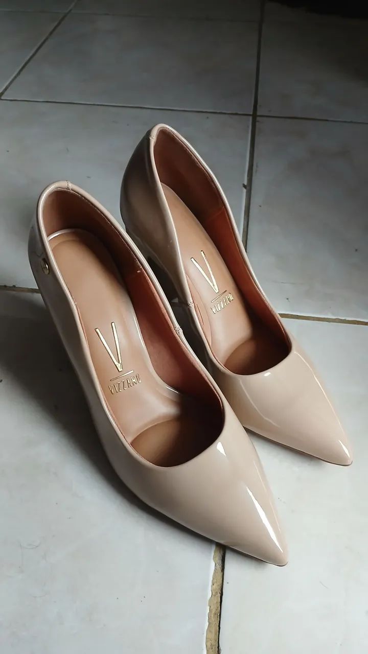 Sapato Scarpin Vizzano Bege N°38