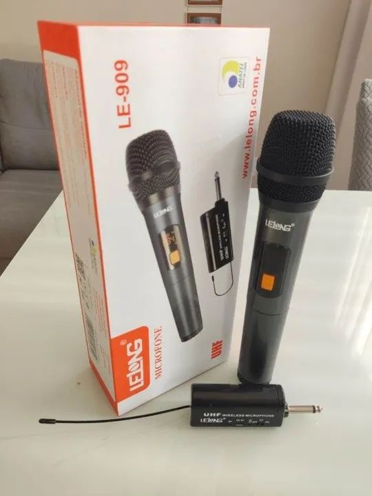 Microfone Sem Fio Le Long LE-909 - Foto 4