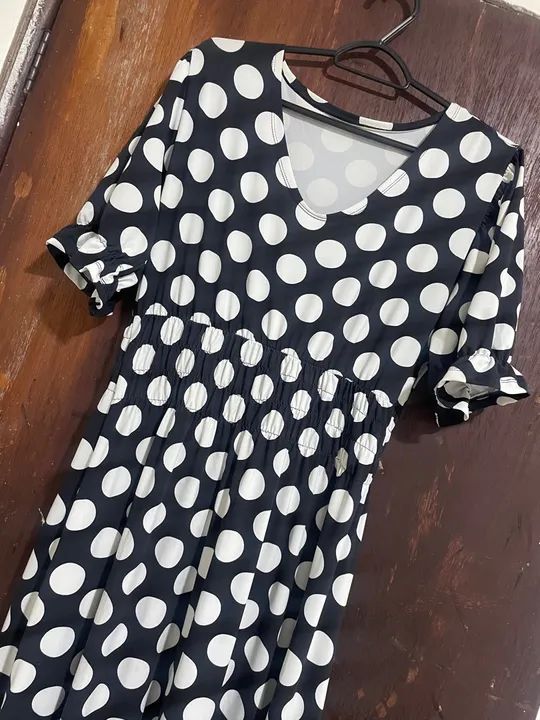 Vestido longo de bolinha - Foto 2