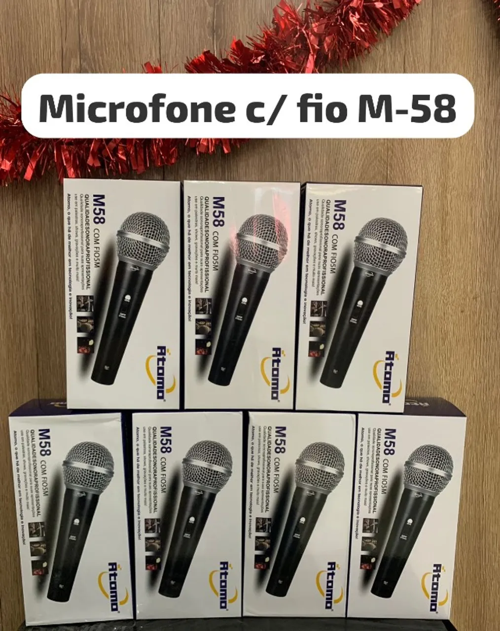 Microfone Com Fio M-58