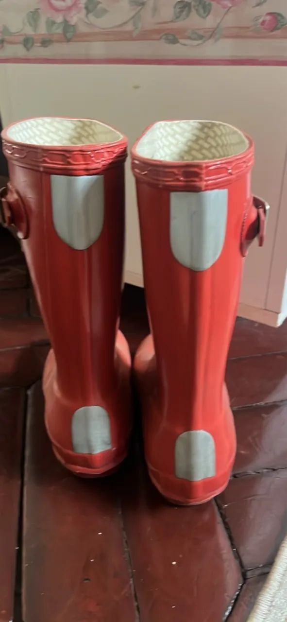 Botas Hunter Vermelhas Infantis - Foto 3