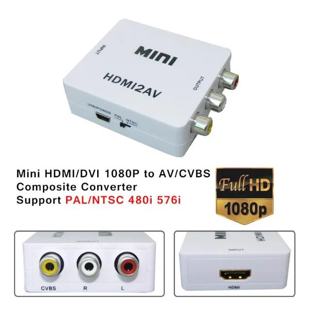 Conversor de Hdmi para  Rca Av - Foto 3