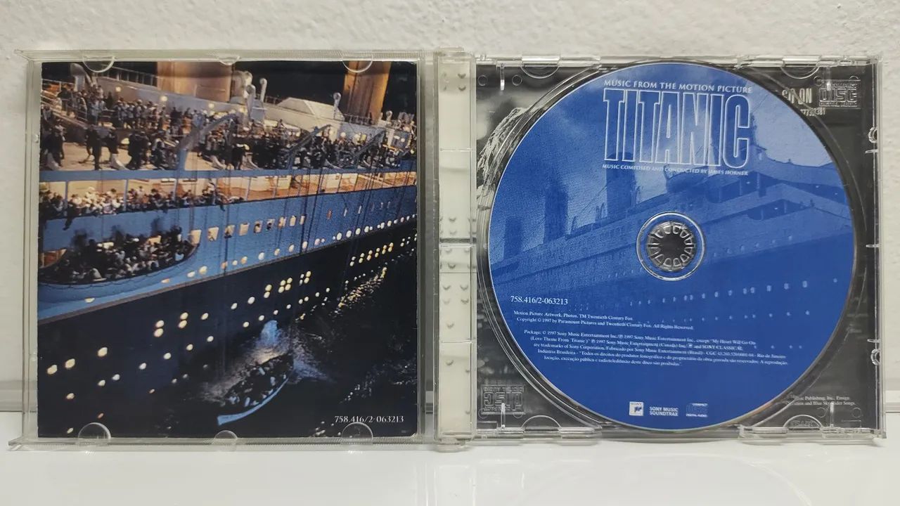 CD Titanic - Trilha Sonora do Filme - Foto 3