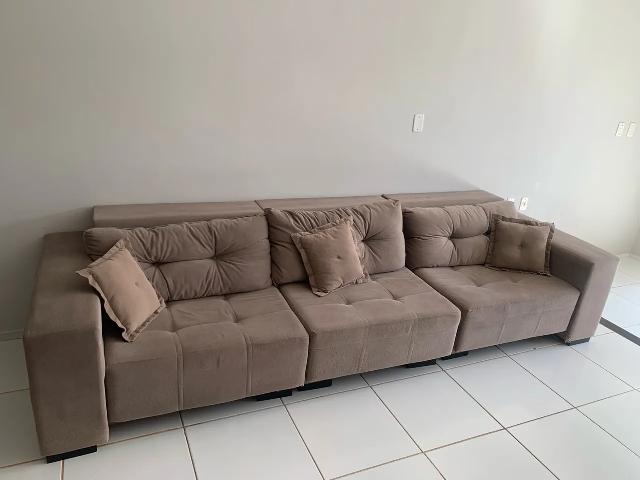 Sofá Modular Confortável e Espaçoso