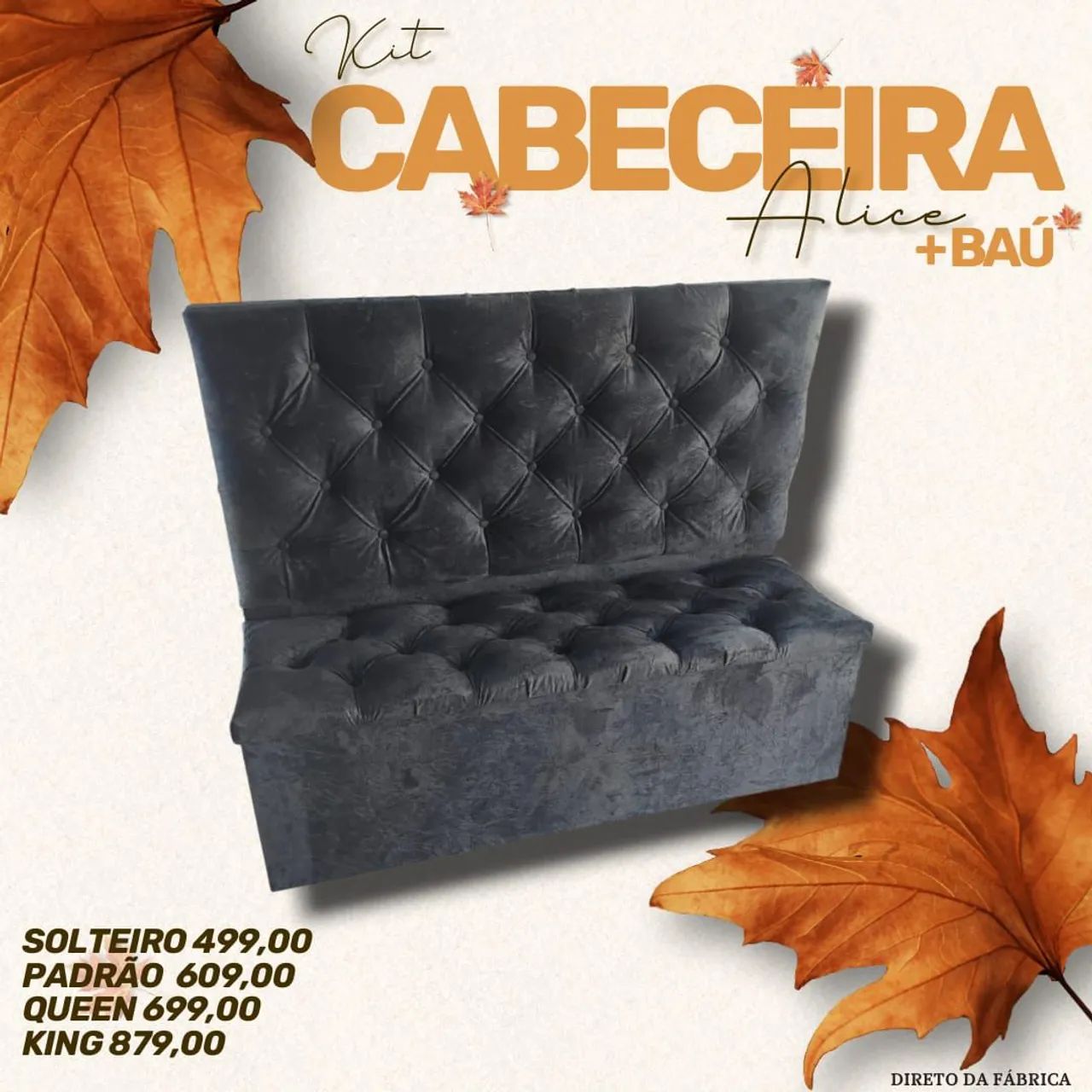 Modelos de kits de cabeceira e baú 64961568544002122