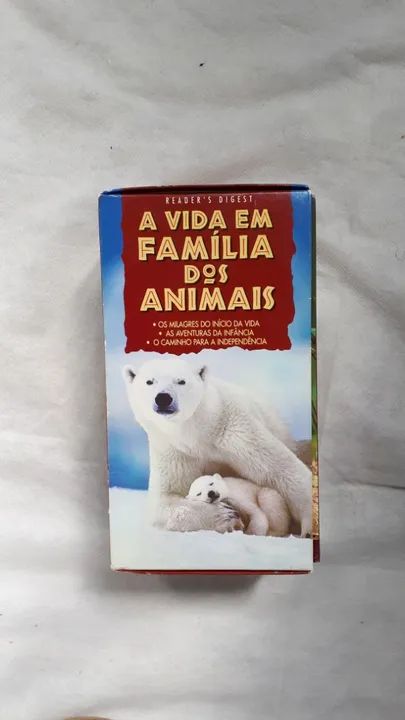 A Vida em Família dos Animais - Box 3 Fitas VHS
