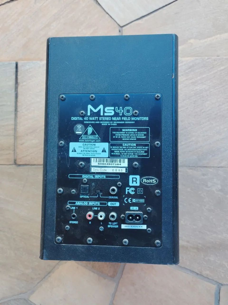 Monitor de Estúdio Behringer MS40  - Foto 5