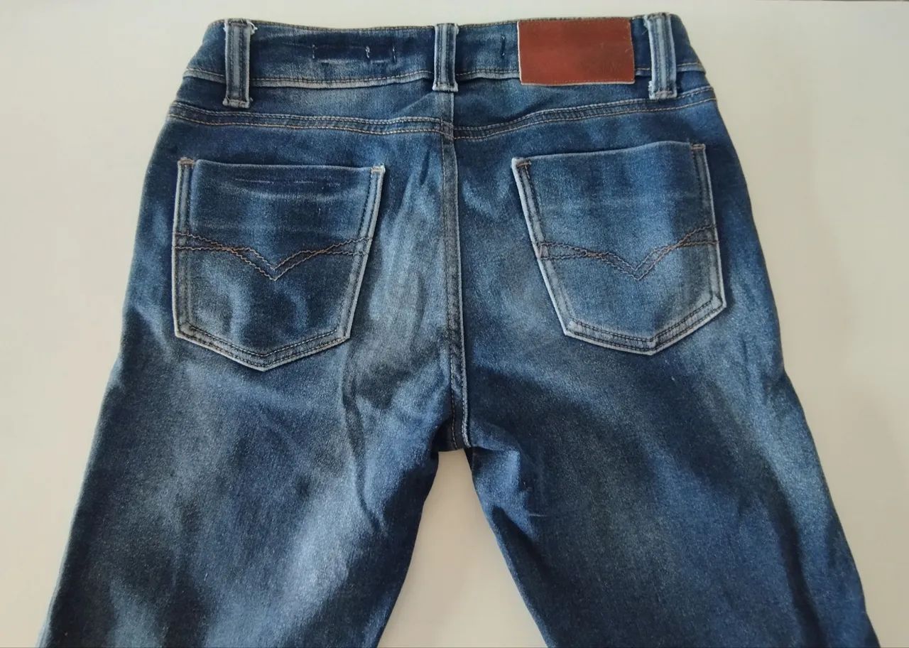 Calça jeans feminina skinny com  Strech - Foto 4