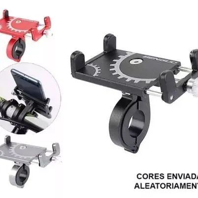 Suporte de Celular para Moto ou Bicicleta de Alumínio  - Foto 2