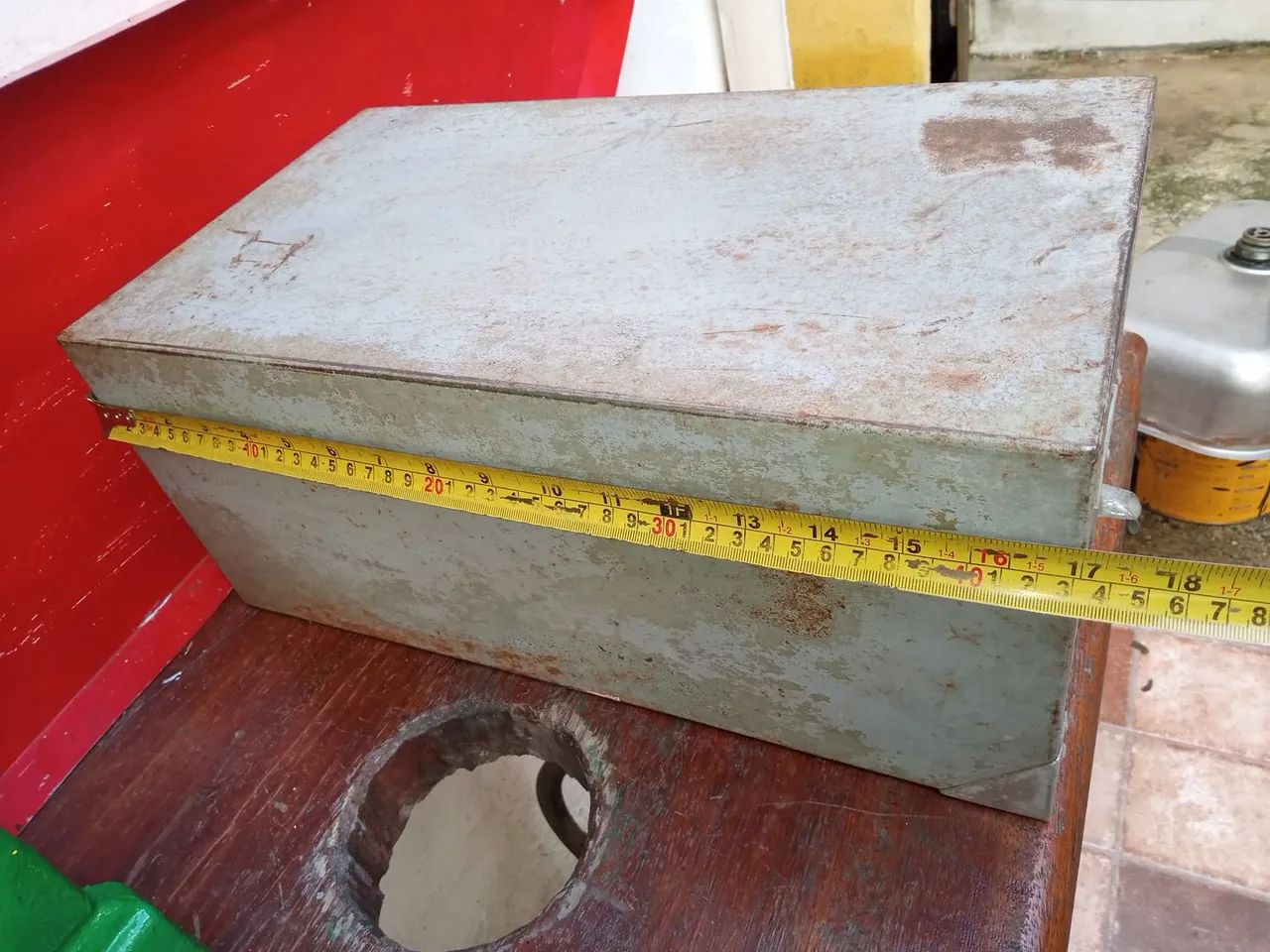 Gaveteiro de ferro antigo - Foto 2