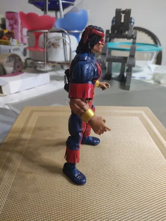 BONECO PASSARO TROVEJANTE I THUNDERBIRD GIANT SIZE CUSTOM feito com MARVEL LEGENDS Warpath - Foto 5