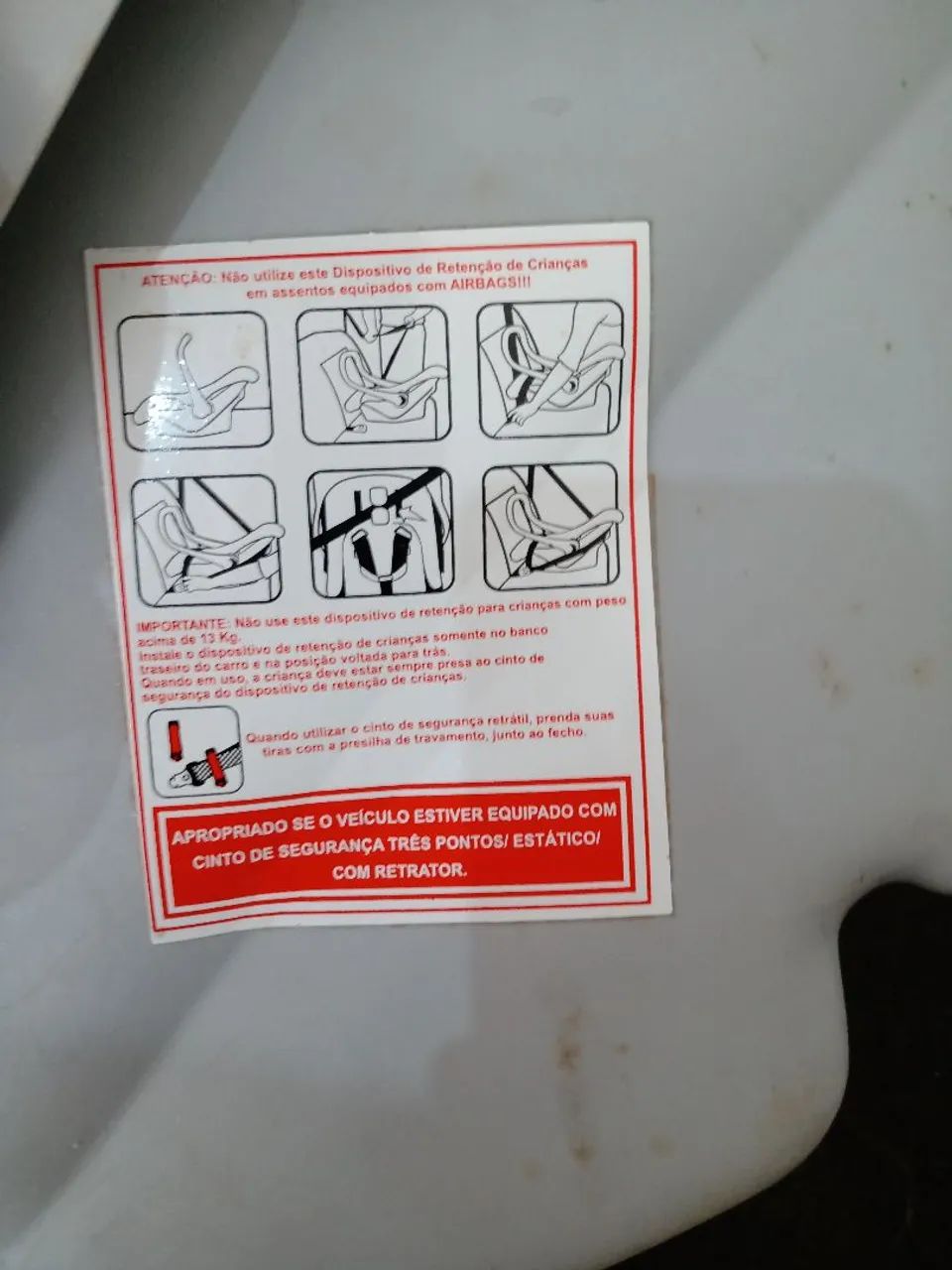 Cadeirinha portátil para bebê azul - Foto 2