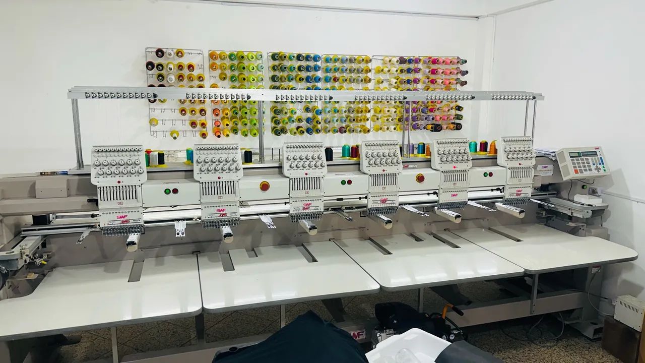 Máquina de bordar Swf 6 cabeças cilíndrica  - Foto 5