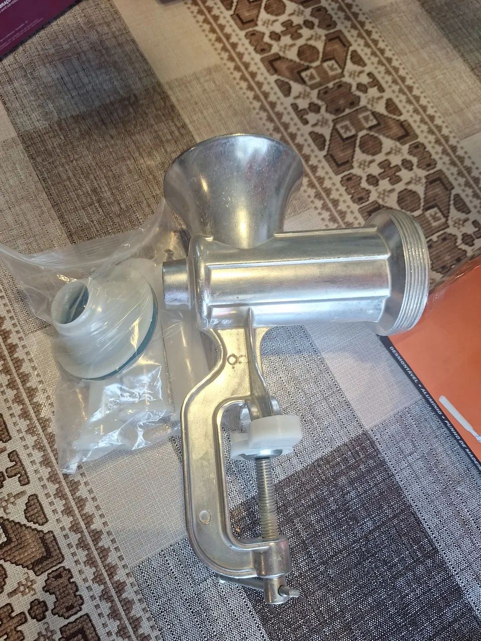 Moedor de carne de alumínio  - Foto 2
