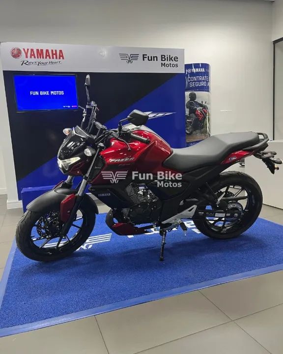 NOVA FZ15 CONNECTED 25/25 - ZERO ENTRADA - APROVAÇÃO RÁPIDA - USADA NA TROCA 