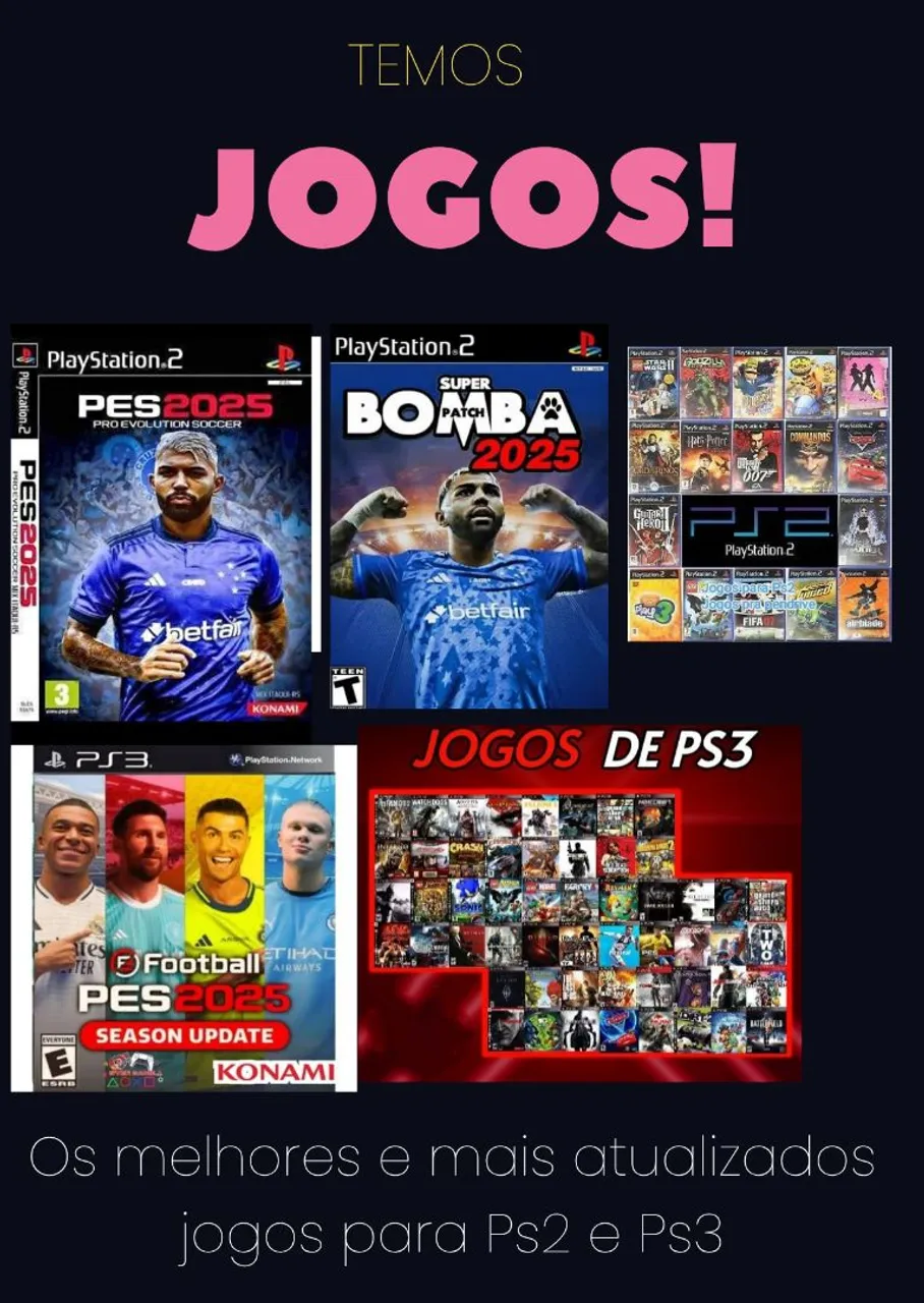 Vendo jogos.