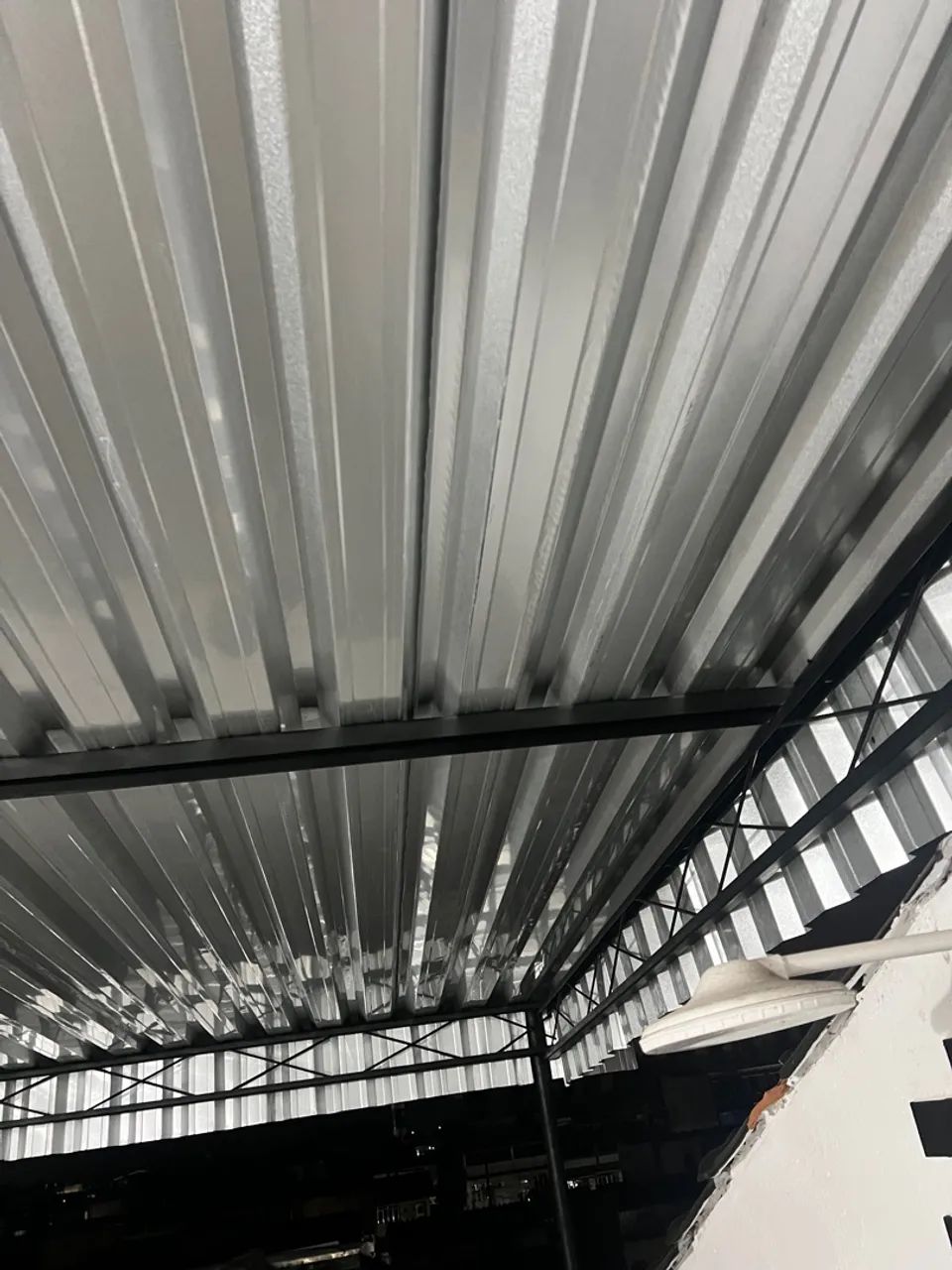 Telhado de ferro galvanizado 
