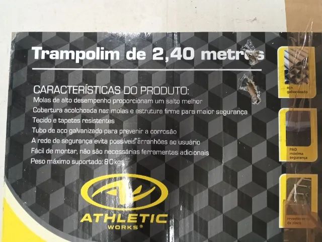 Trampolim Athletic Works 2,40 Metros - Foto 2