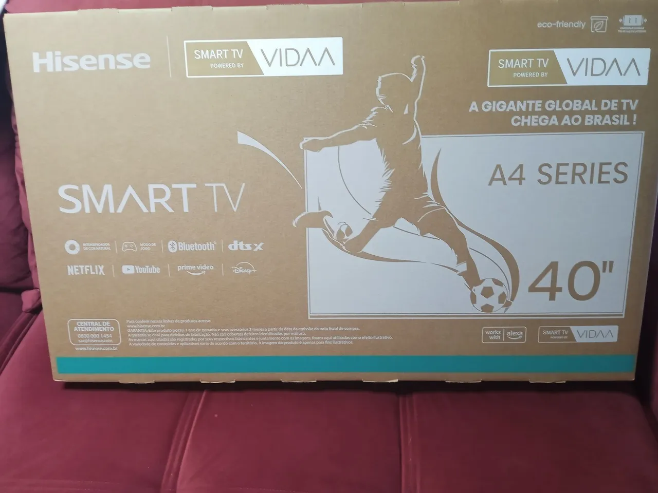 TV Hisense Smart TV 40 Polegadas A4 Series