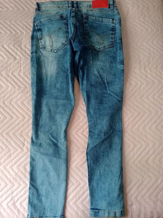 Calça Jeans Skinny Azul