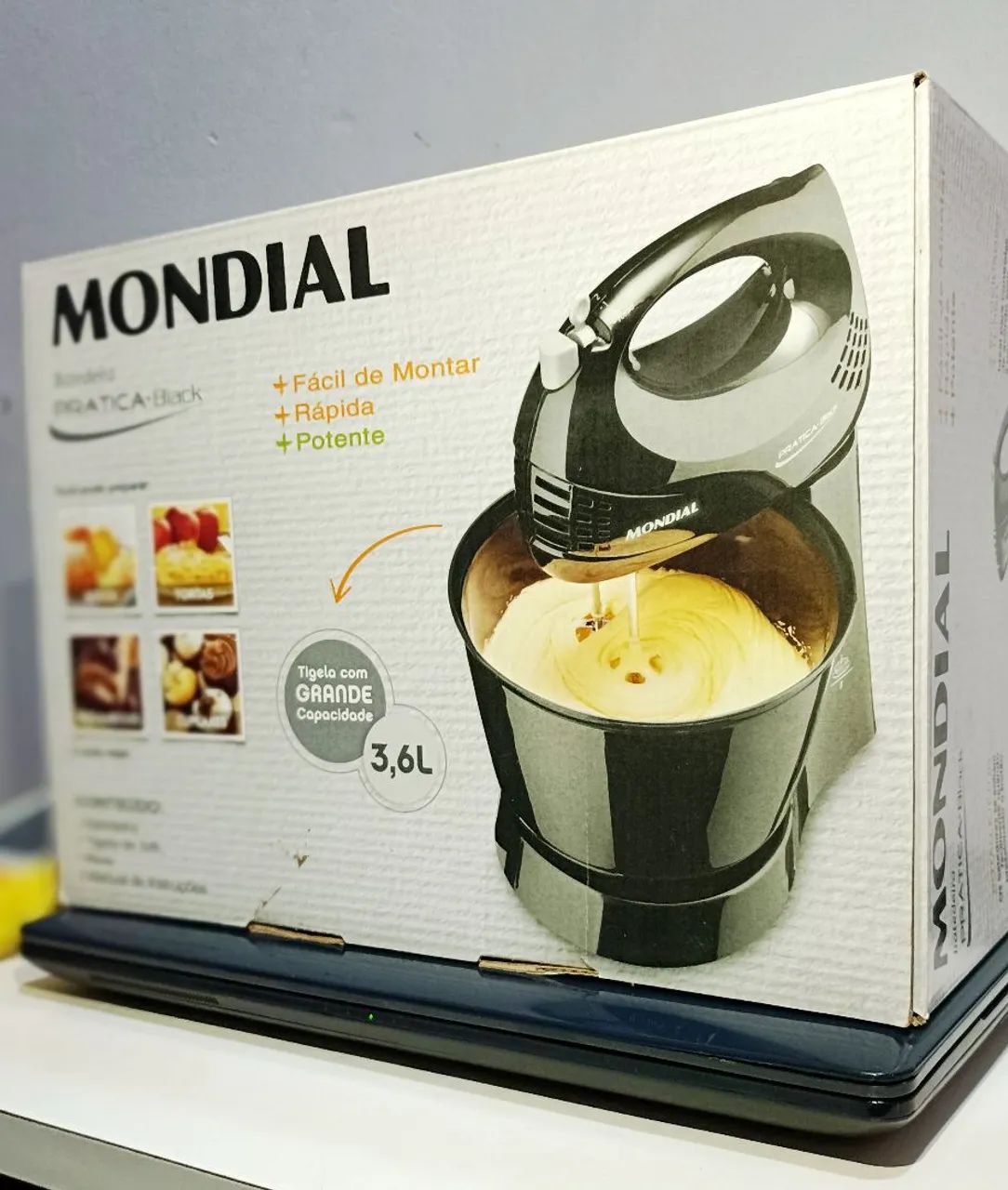 Batedeira Mondial Prática Black 