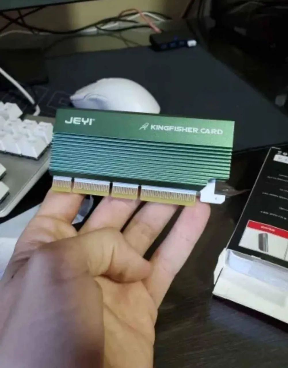 Placa de Expansão PCIe para SSD M.2 NVMe nunca usada nova