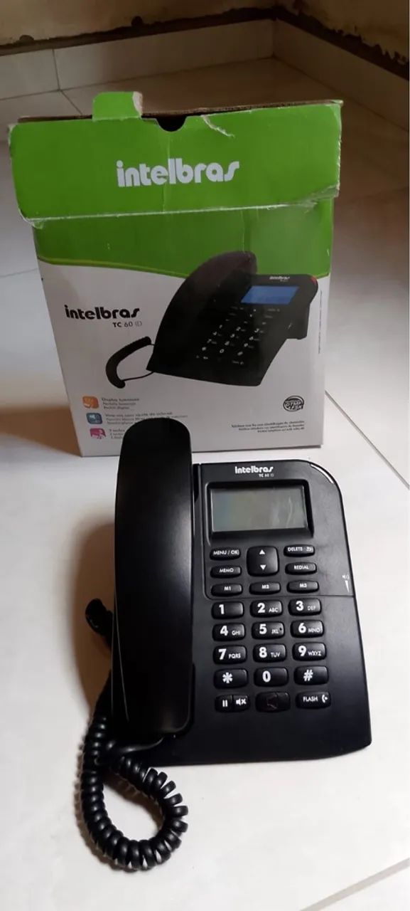 Telefone Intelbras TC 60D - Novo