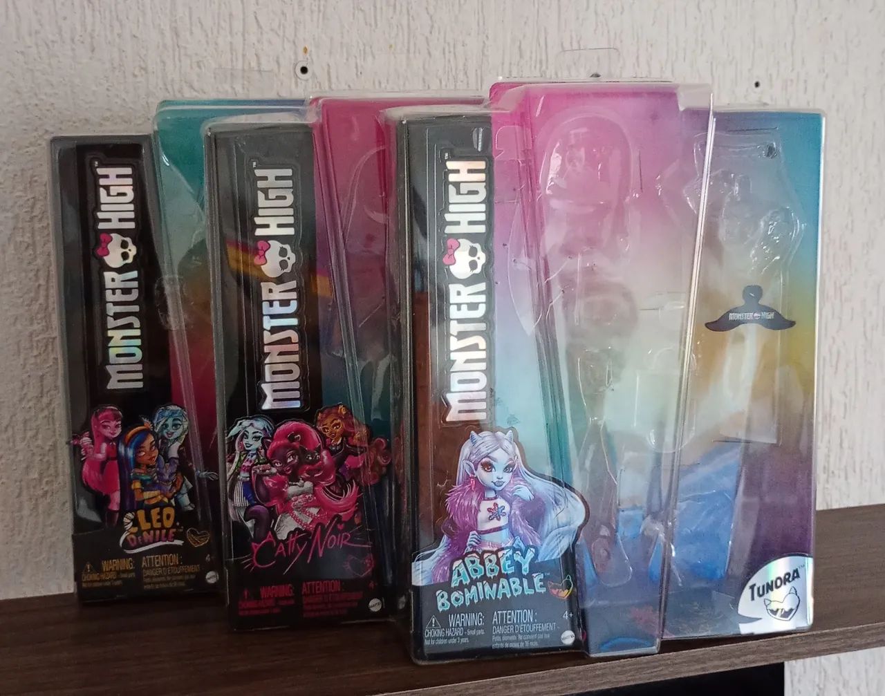 Monster High Lote de Caixas G3 Básicas (Catty Noir, Abbey e Cléo)